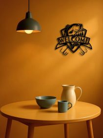 1pc Christian Metal Wall Art Decor,Scripture Verse Wall Hanging For Home &Office