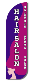 Hair Salon Hair Cuts Perms & Color Windless Flag For Advertising