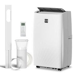 14000 BTU Portable Air Conditioner, AC Unit With Cool, Dehumidifier, Fan, 549 Sq. Ft, 24H Timer On Off, Window Kit