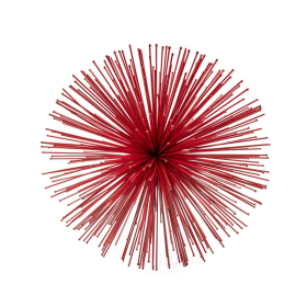 Erizo Spiked Large Red Sphere