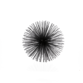Erizo Black Spiked Medium Sphere - Tabletop Decor