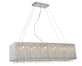 Crystalline Modern 10 Lights Crystals Chandelier