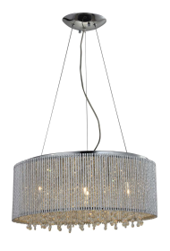 Crystalline Round Modern Crystals Chandelier