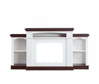 Farmhouse Style Fireplace TV Stand for 70-inch TV