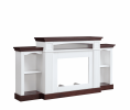 Farmhouse Style Fireplace TV Stand for 70-inch TV