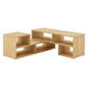 2 Pieces Cube TV Stand,Free Combination Gaming Entertainment Center