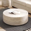 Round Faux Pattern Coffee Tables