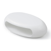 Modern Oval Fiberglass Coffee Table