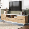 Modern TV stand with Multi-Functional Storage
