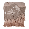 Ideal 50" x 60" Cotton Slub Throw for a Cozy and Warm Feeling