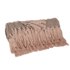 Ideal 50" x 60" Cotton Slub Throw for a Cozy and Warm Feeling