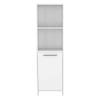 Eiffel Kitchen Pantry, Two External Shelves, Single Door Cabinet