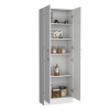 Lynch Kitchen Pantry Storage Cabinet 71" Height, With 4 Doors, 5 Adjustable Shelves
