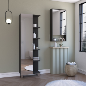 Goshen 2 Piece Bathroom Set, Linen Cabinet