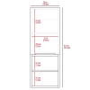 Nashua 2 Piece Bathroom Set, Linen Cabinet