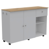 Campbell 2 Piece Kitchen Set, Kitchen Island + Pantry