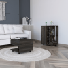 Inwood 2 Piece Living Room Set, Bar Cart + Coffee Table