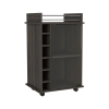 Inwood 2 Piece Living Room Set, Bar Cart + Coffee Table
