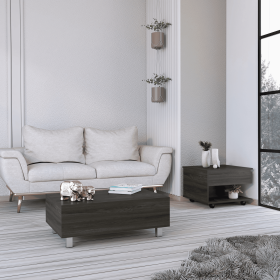 Verona 2 Piece Living Room Set, 3 Coffe Tables
