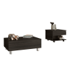Verona 2 Piece Living Room Set, 3 Coffe Tables