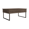 Stockton 2 Piece Living Room Set,  Bar Cart + Coffee Table