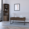 Bristol 2 Piece Living Room Set,  Corner Bar Cabinet + Coffee Table