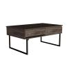 Bristol 2 Piece Living Room Set,  Corner Bar Cabinet + Coffee Table