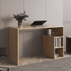 Solid 47" Wide Four Shelves Writting Desk, Home Office