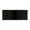 Portofino 150 Wall Cabinet,  Double Door, Two External Shelves, Two Interior Shelves