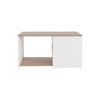 Adele 31" Wide Coffee Table with Three Shelves, Living Room, tables