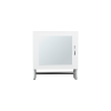 Botiq Mirror Medicine Cabinet with Towel Rack White