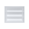 Wally 36" Wide x 30"H 3-Tier Open Wall Cabinet, Wall Shelf, Storage Cabinet