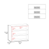 Wally 36" Wide x 30"H 3-Tier Open Wall Cabinet, Wall Shelf, Storage Cabinet