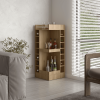 Lyman 46" Tall 3-Tier Corner Bar Cabinet with Fourteen Wine Bottle Cubbies, Living Room