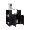 Kitchen Cart Eldon, Base Cabinet with Four Shelves