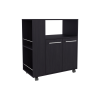 Kitchen Cart Eldon, Base Cabinet with Four Shelves