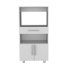 Worland Pantry Cabinet with Microwave Stand