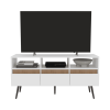 Aranjuez 47" Wide Tv Stand with Three Drawers, Three Open Shelves