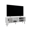 Vulcan 63" Wide Tv Stand with One Cabinet, Three Open Shelves