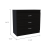 Zurich Three Drawers Dresser