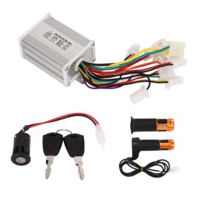 Electric Bike Speed Controller Brushed 24V 250W Aluminum Alloy Electric Bike Motor Controller With Throttle Grip