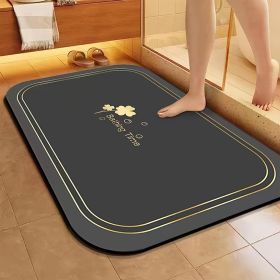 Combination Set Of Quick-drying, Non-slip Diatomaceous Earth Bathroom Mats, Suitable For Bathrooms And Showers, Super Absorbent And Soft Rugs, Suitabl