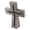 Tabletop Cross Rustic White Be Joyful