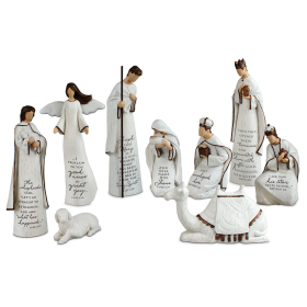 Christmas Nativity Set-Resin-Scriptu