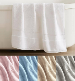 Large 2 Piece Taupe Microfiber Soft Thick Plush Bath Mat Set