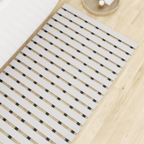 Purple Stone Pebbles Vinyl Non-Slip Bathtub Shower Mat