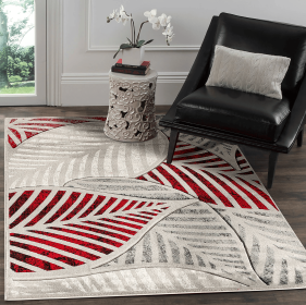 Leaf Nature Modern Soft Thick Area Rug - 210