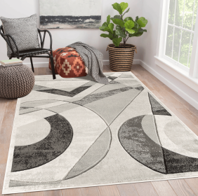 Modern Geometric Soft Thick Area Rug - 206