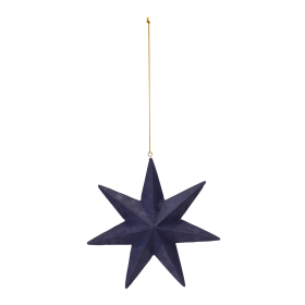Star Ornament (Set of 6) 5.75"H Resin