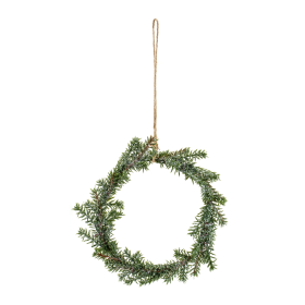 Pine Wreath (Set of 6) 7.5"D Plastic